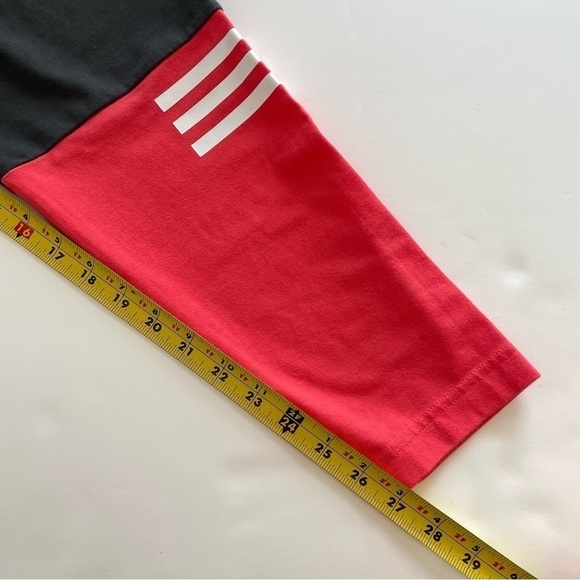 Adidas Sport ID Tights Charcoal Gray Real Coral - Picture 6 of 6